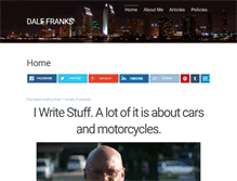 Tablet Screenshot of dalefranks.com